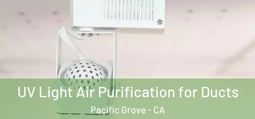  UV Light Air Purification for Ducts Pacific Grove - CA